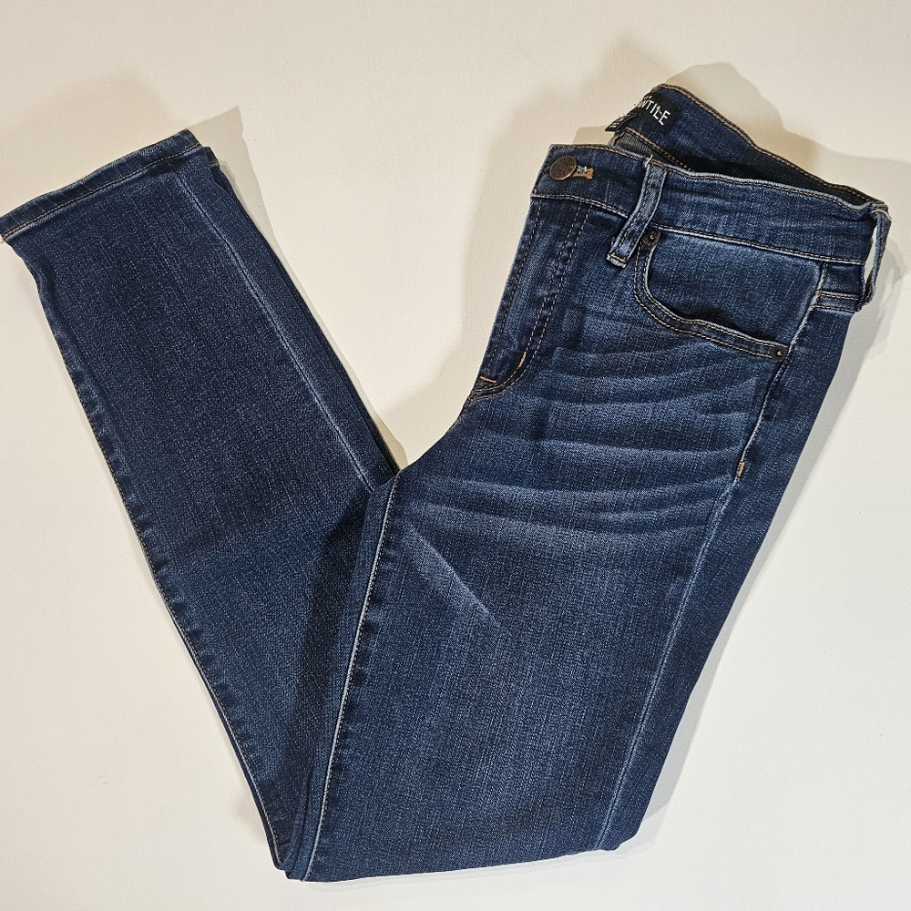 J.Crew Mercantile Jeans Womens 27x32 Dark Wash‎ Mid Rise Preppy Minimalis…